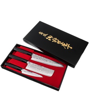 Tojiro Shippu Black zestaw 3 noży