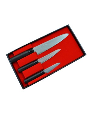 Tojiro Zen Black zestaw 3 noży