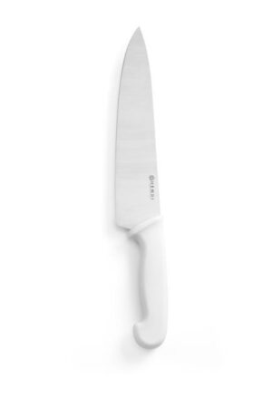 Nóż kucharski HACCP - 240 mm, biały -0