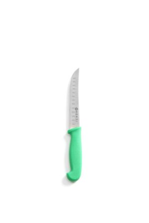 Nóż uniwersalny długi HACCP - 130 mm, zielony -0