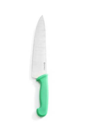 Nóż kucharski HACCP - 240 mm, zielony -0