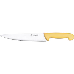 Nóż kuchenny L 220 mm żółty-0
