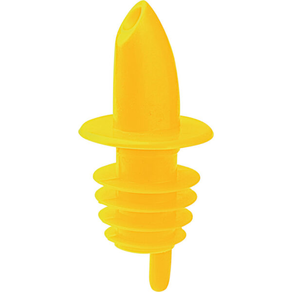 Korek z rurką plastikowy żółty-0