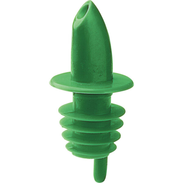 Korek z rurką plastikowy zielony-0