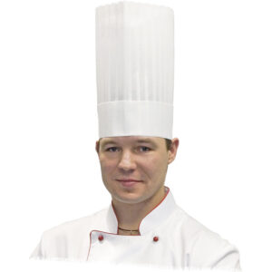 Czapka kucharska Le Chef h 250 mm-0