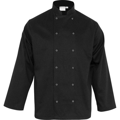 Bluza kucharska czarna CHEF S unisex-0