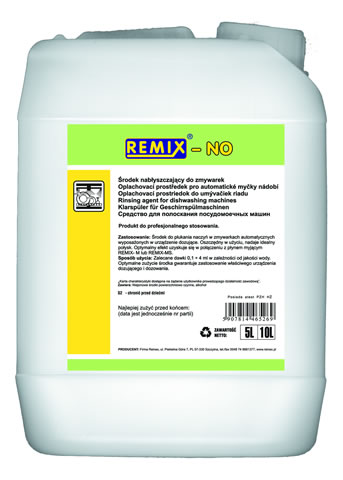 REMIX NO - Płyn nabłyszczający do zmywarek poj. 5 l.-0