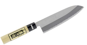 Tojiro Shirogami Nóż Santoku polerowany 16,5 cm-0