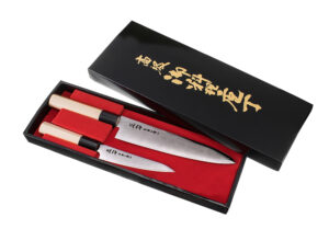 Tojiro Shippu zestaw 2 noży: Uniwersalny 13cm + Szefa 21cm-0