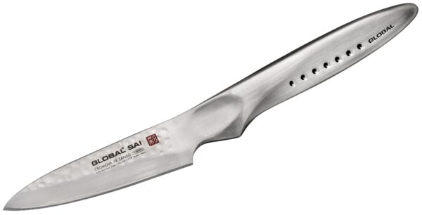 Komplet 4 noży Global SAI w czerwonym bloku GKB-52CR-SAI4001-78812