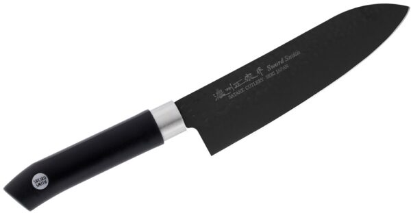Nóż Santoku 17cm Satake Swordsmith Black 805-735-0